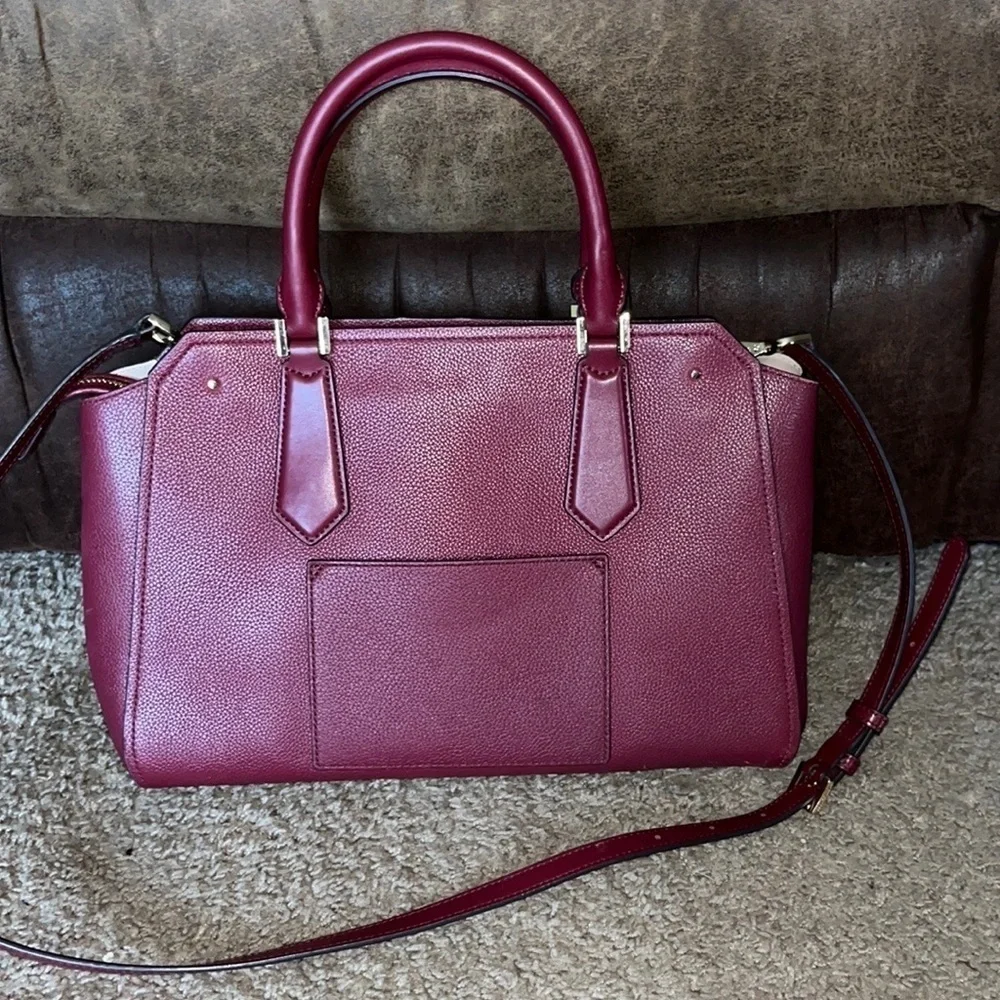 Michael Kors Hayes large leather satchel crossbody